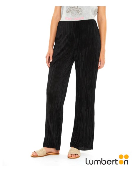 Pantalon Plisado Negro 815