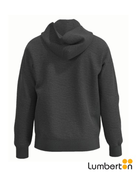 Sudadera Capucha Cremallera Gris LetrasMEHMET