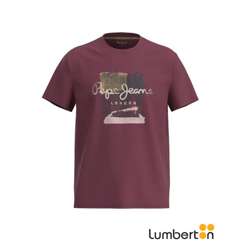 Camiseta M/L Granate Logo...