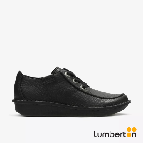Zapato Negro De Piel Con...