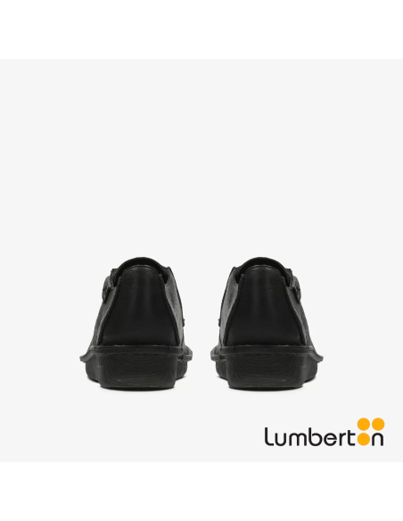 Zapato Negro De Piel Con Cordones FUNNYN CLARKS