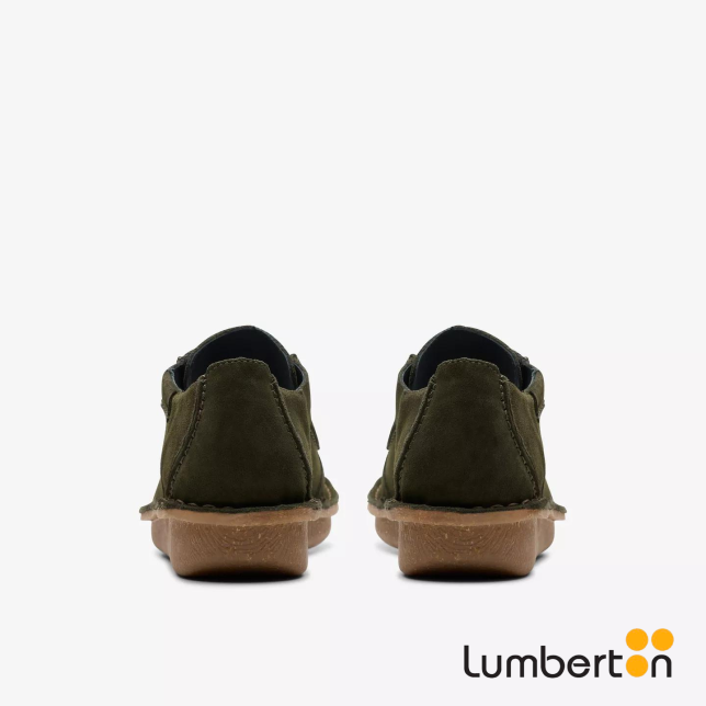 Zapato Piel Verde Oscuro Cordones...