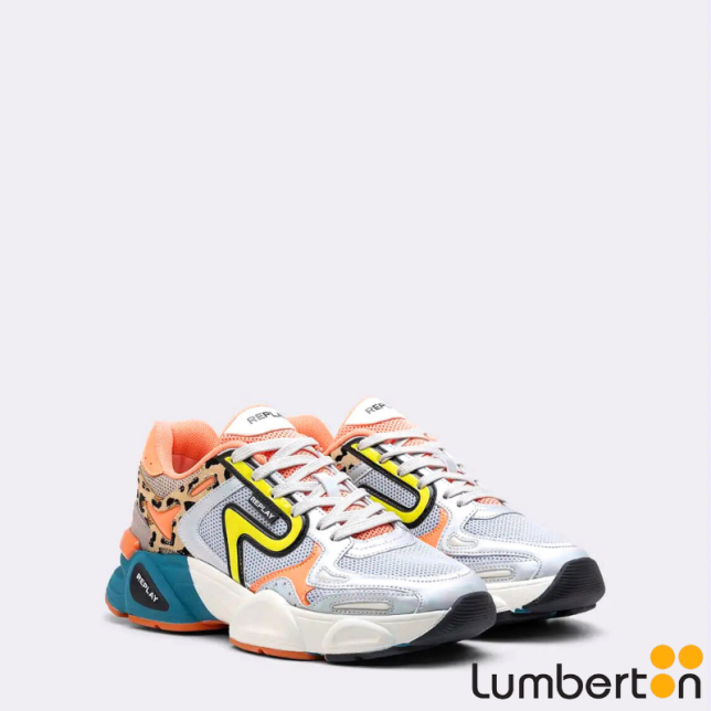 Bamba multicolor con estampados... Bamba multicolor con estampados...