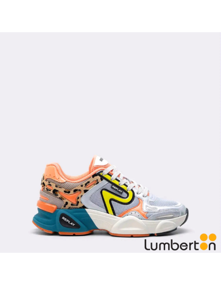 Bamba multicolor con estampados N0006T REPLAY