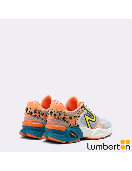 Bamba multicolor con estampados N0006T REPLAY