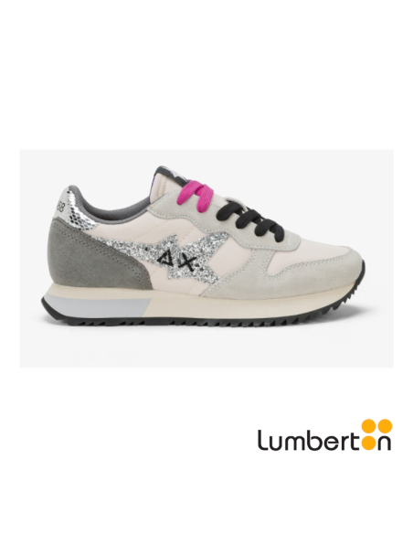 Deportivas Beige Detalles Plateados STARGIR SUN68