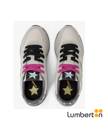Deportivas Beige Detalles Plateados STARGIR SUN68