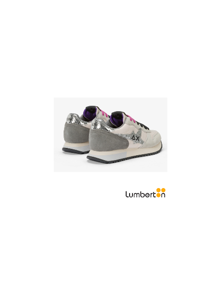 Deportivas Beige Detalles Plateados STARGIR SUN68