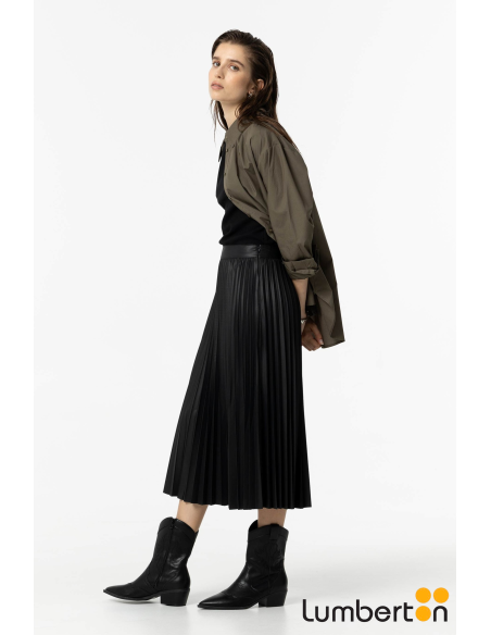 Falda Polipiel Tablas NegraKYOTON