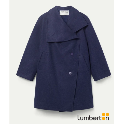 Abrigo Botones Azul 11116 2