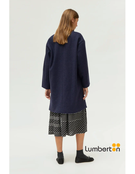 Abrigo Botones Azul 11116