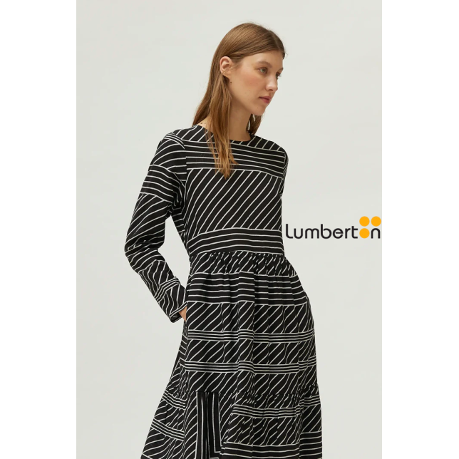 Vestido Largo Asimetrico Negro 11127