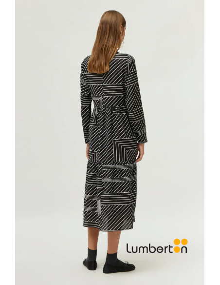 Vestido Largo Asimetrico Negro 11127