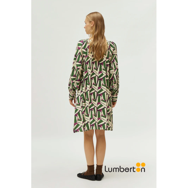 Vestido Corto Estampado Geometrico 44102