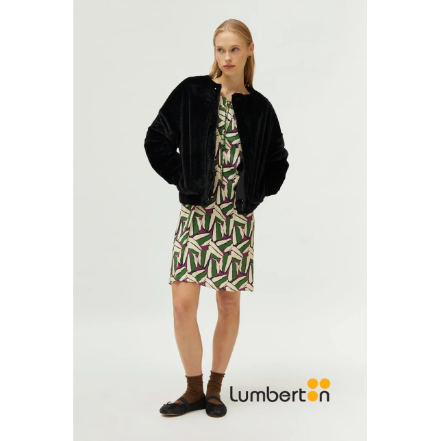 Vestido Corto Estampado Geometrico 44102