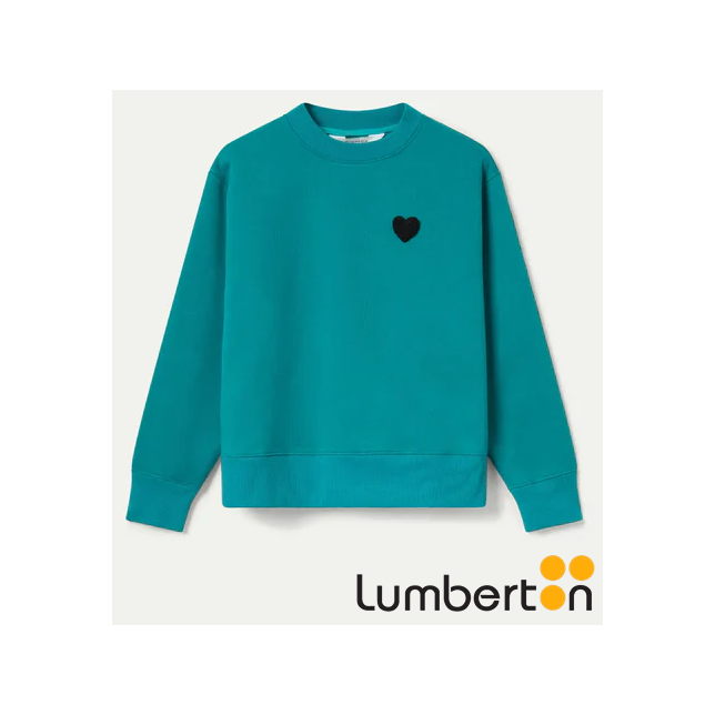Sudadera Verde Corazon