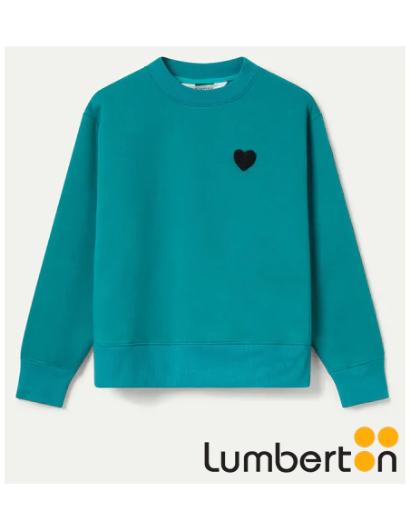 Sudadera Verde Corazon