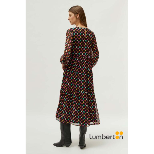 Vestido Lunares Largo