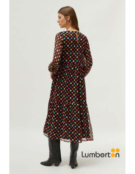 Vestido Lunares Largo