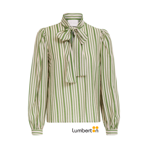 Camisa Rayas Verdes Y Beig... 2