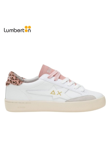 Zapato blanco con detalles rosa palo KATYB SUN68