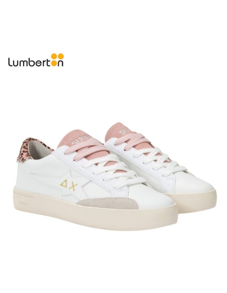 Zapato blanco con detalles rosa palo KATYB SUN68