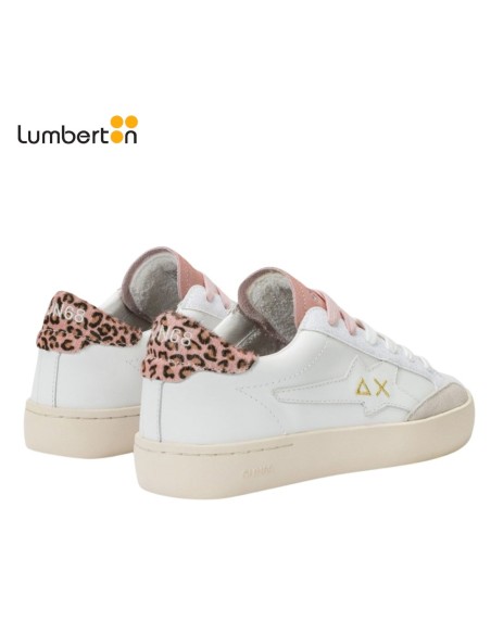 Zapato blanco con detalles rosa palo KATYB SUN68