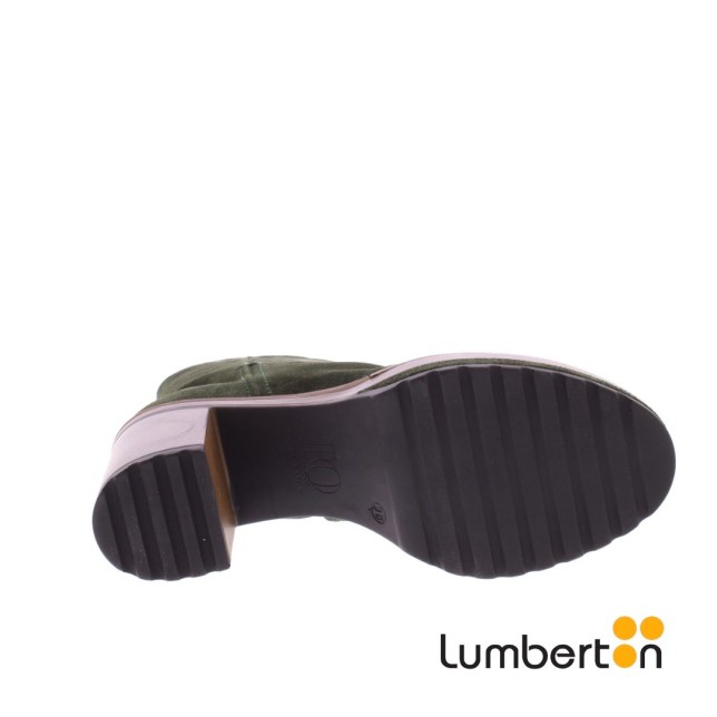 Botín Piel Serraje Verde Bosque OLIVIAB Botín Piel Serraje Verde Bosque OLIVIAB