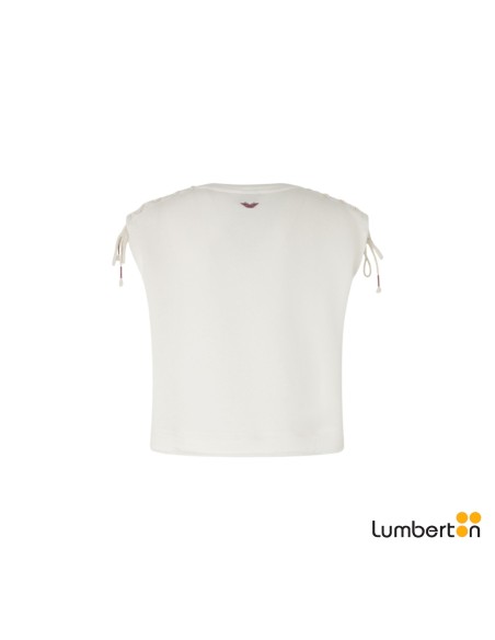 Sudadera S/Mangas Blanca Cordón HombroKENDALLB