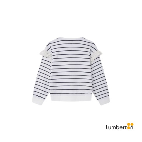 Sudadera Blanca Rayas... 2