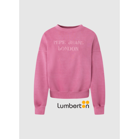 Sudadera Rosa Logo...