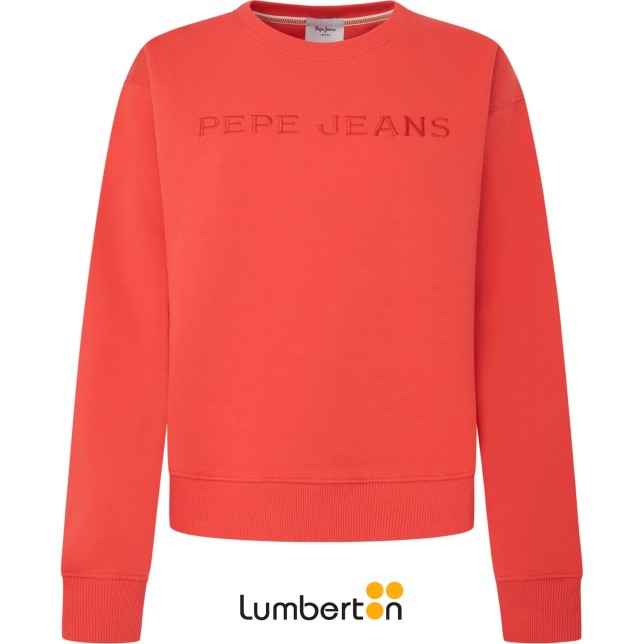 Sudadera Roja Logo BordadoHANNAR