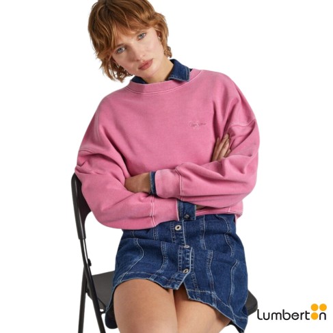 Sudadera  Rosa Logo...