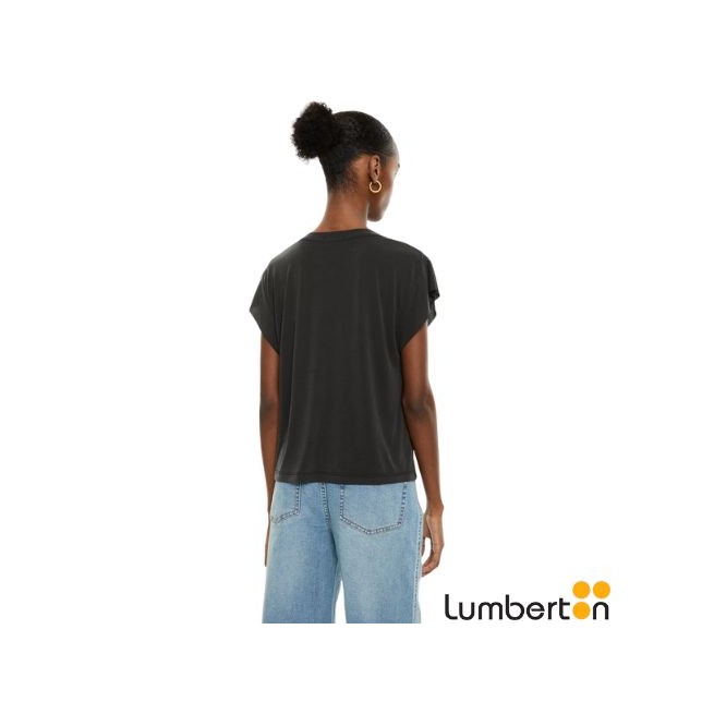 Camiseta Basica Pico Negro 211N