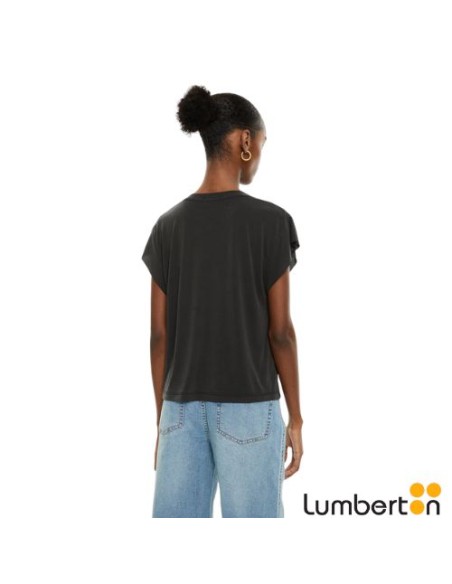 Camiseta Basica Pico Negro 211N