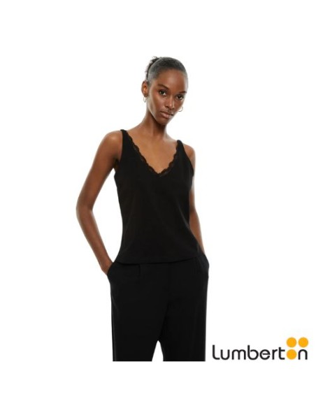 Top Tirante Escote Puntilla 111N