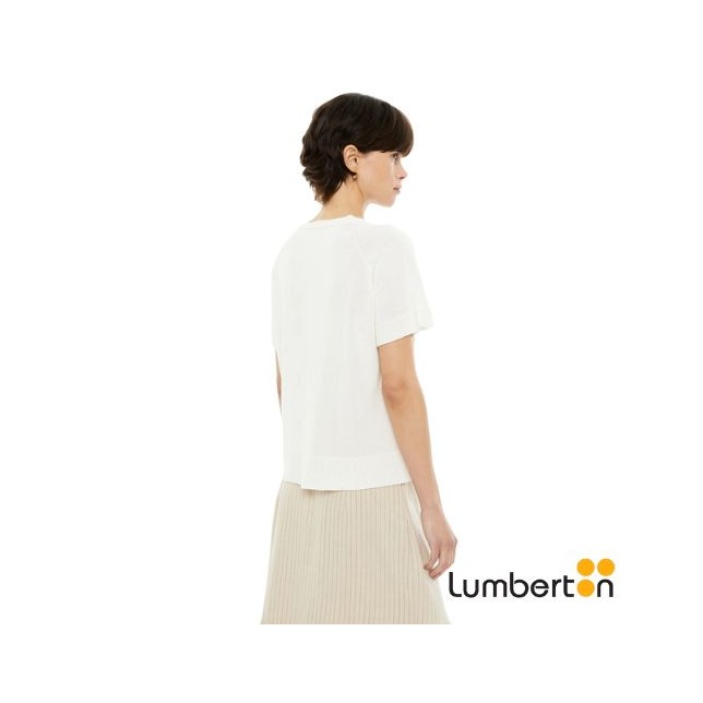 Jersey Overside Blanco Manga Corta JE316