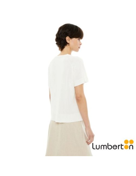 Jersey Overside Blanco Manga Corta JE316