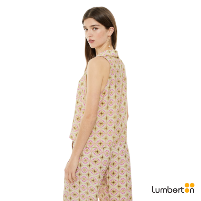 Camisa Sin Mangas Multicolor 425