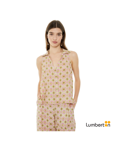 Camisa Sin Mangas Multicolor 425