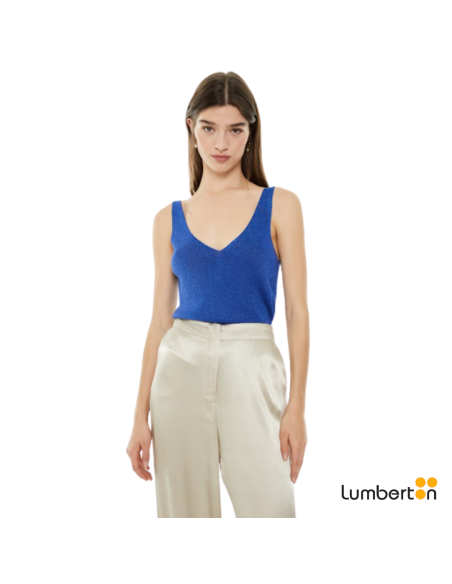 Top Punto Lurex  Azul TO330A