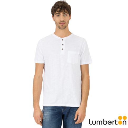 Camiseta básica con botones...