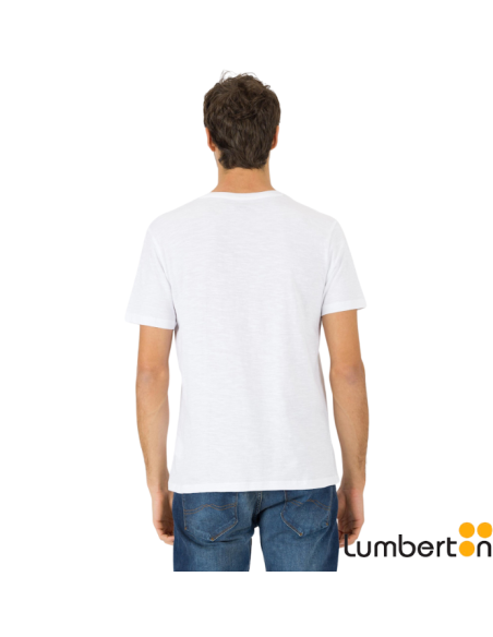 Camiseta básica con botones en cuello y bolsilloBRIANB