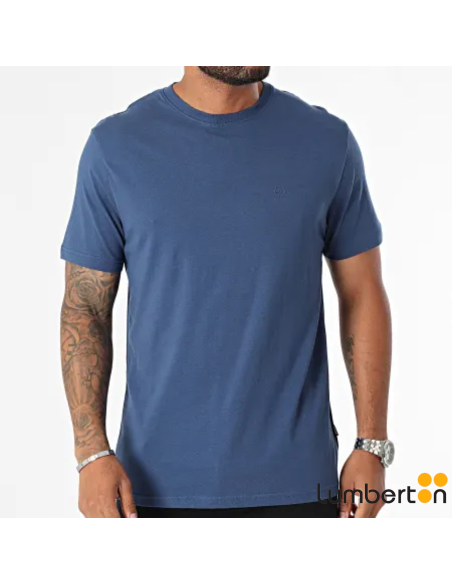 Camiseta básica Azul Marino Algodón m/cBARTOAZ