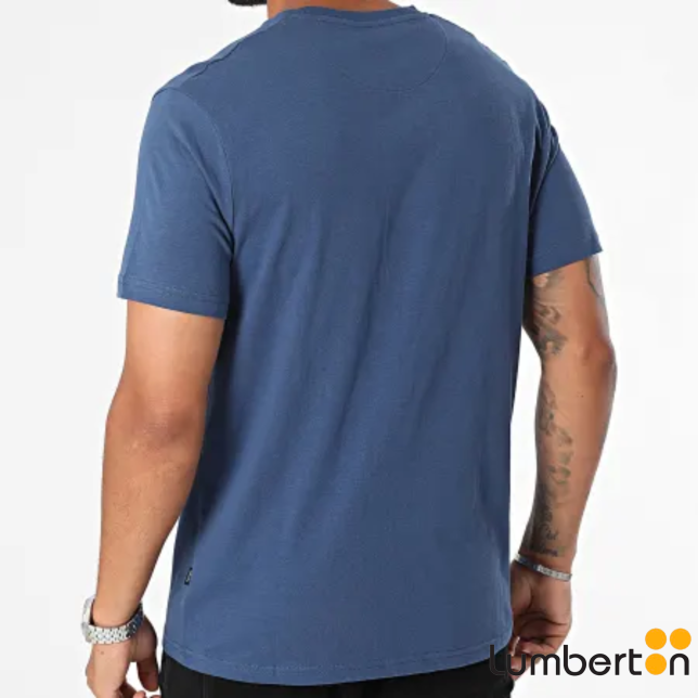 Camiseta básica Azul Marino Algodón...