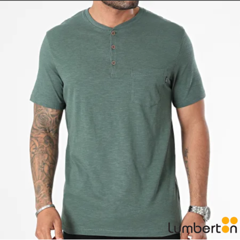 Camiseta Algodon m/c Verde...