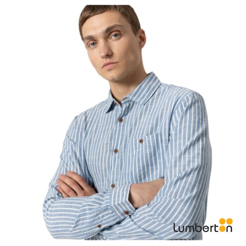 Camisa Lino rayas...