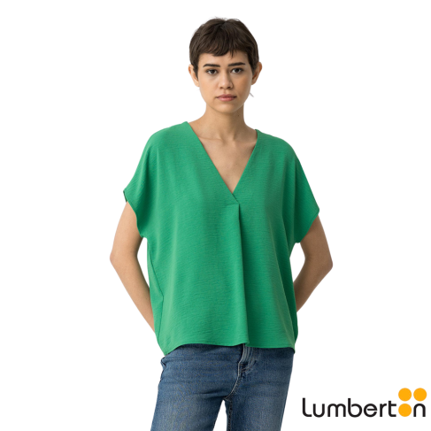 Blusa M/C Pico Verde...