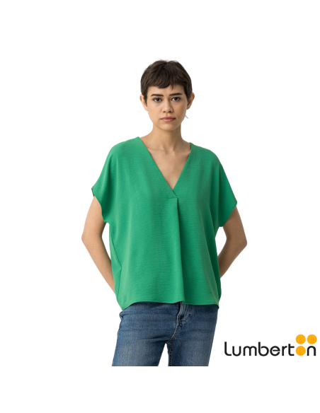 Blusa M/C Pico Verde IntensoMAXINEV