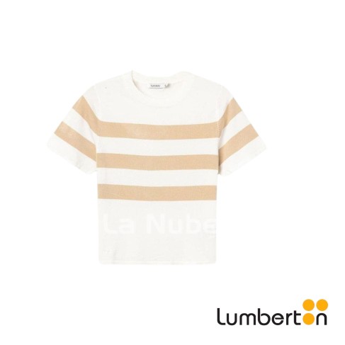 Jersey Punto Beige M/C...